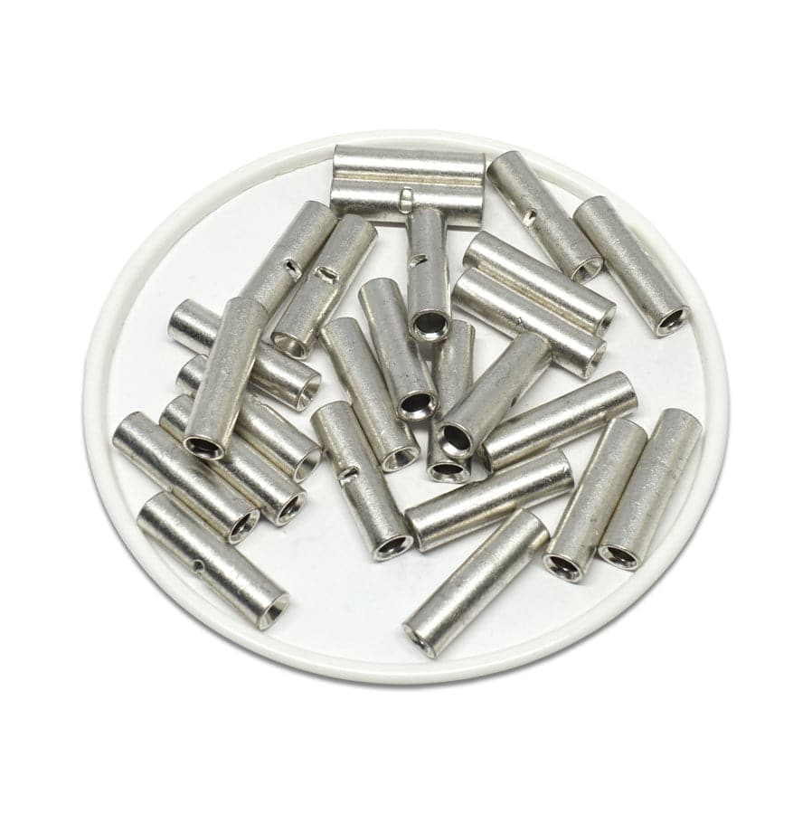 BNT2CD1 - 16 to 14 down to 22 to 18 AWG Non Insulated Step Down Butt Connectors, 50 Pieces