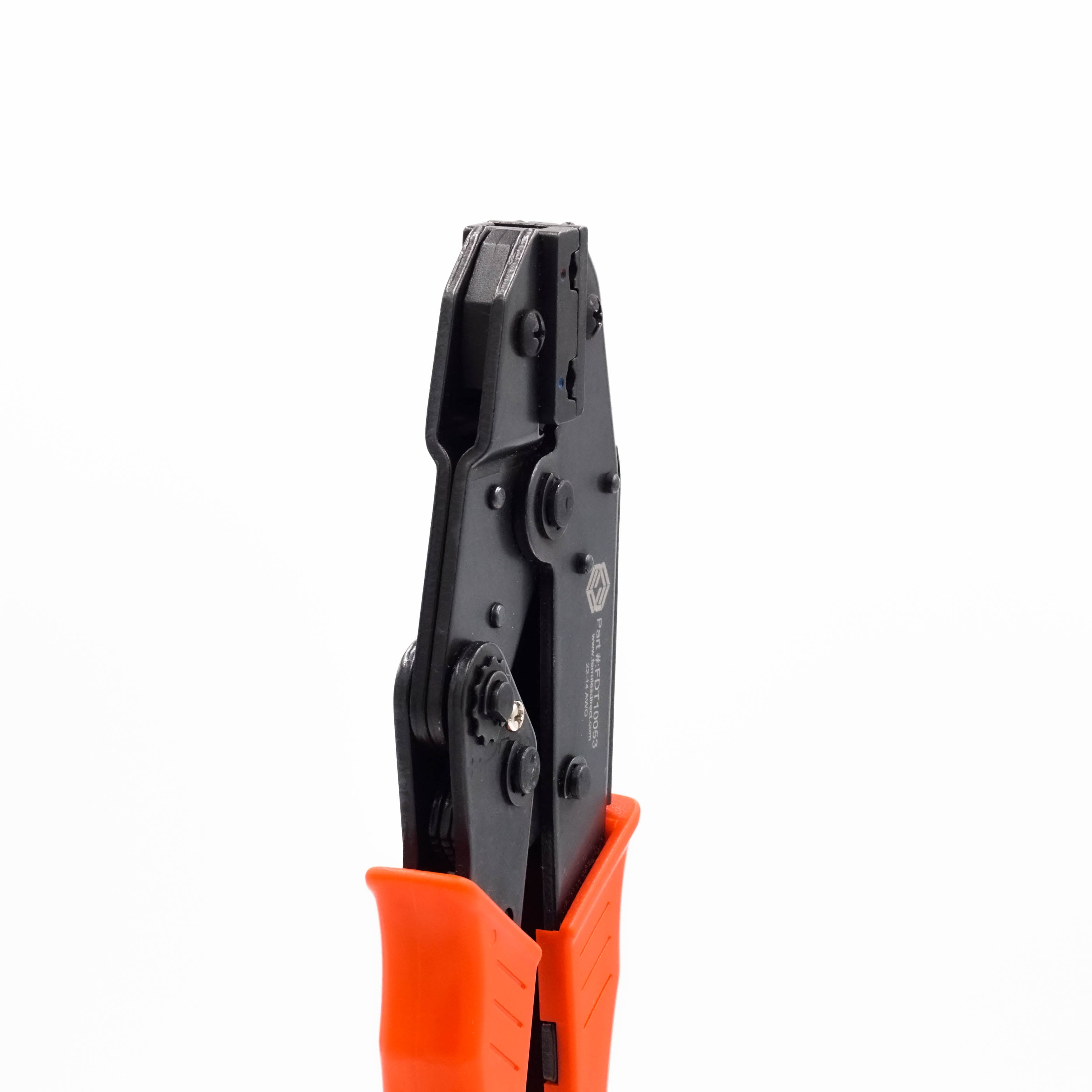 FDT10053 - 22 a 14 AWG Insulated Flag Terminal Herramienta de crimpado, Ratcheting, 1 pieza