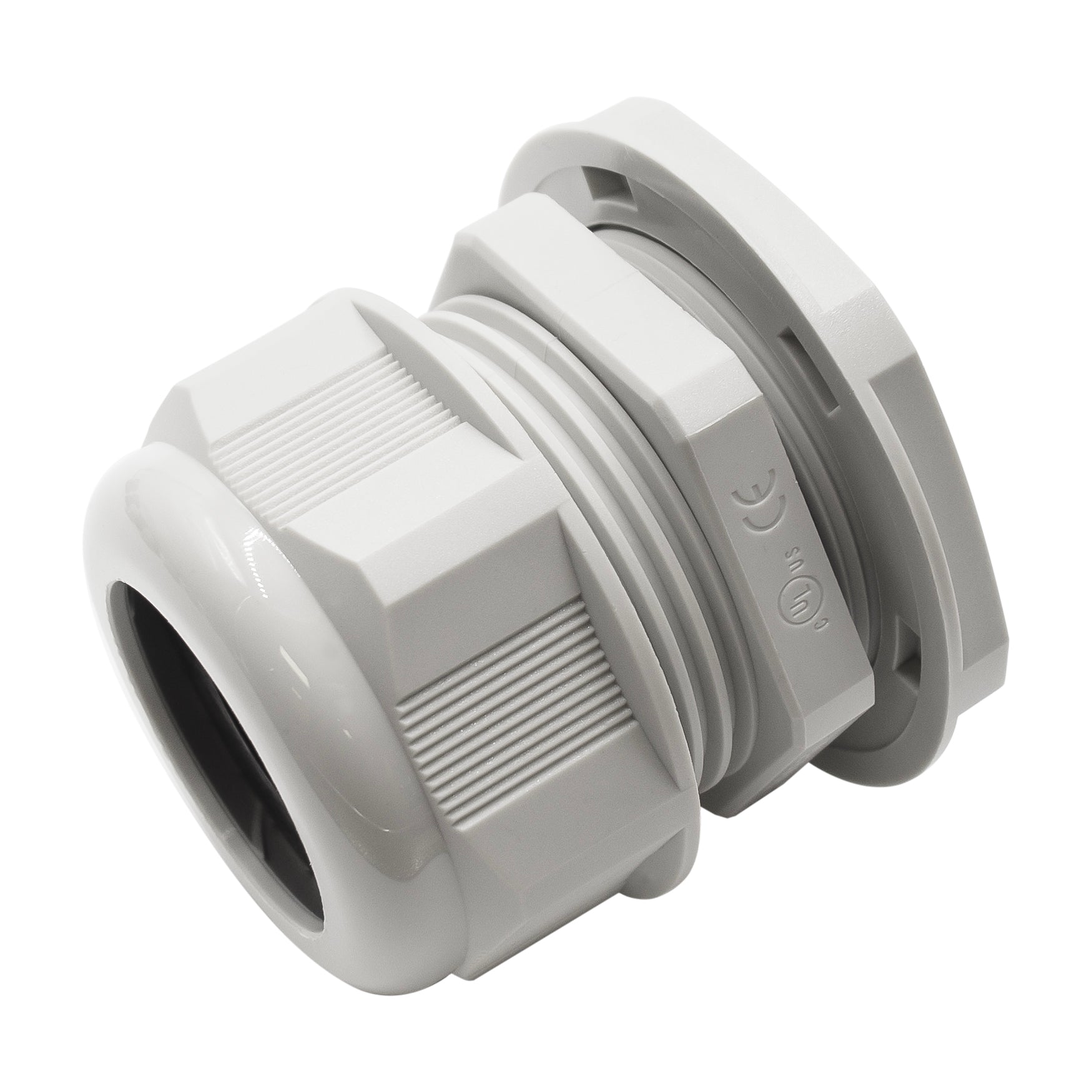M4032GY - M40 x 1.5mm Metric Rosca De nailon Prensaestopas, Gris, Rango: 7/8" a 1-1/4", UL Listed, IP68, IP69K - 1 pieza