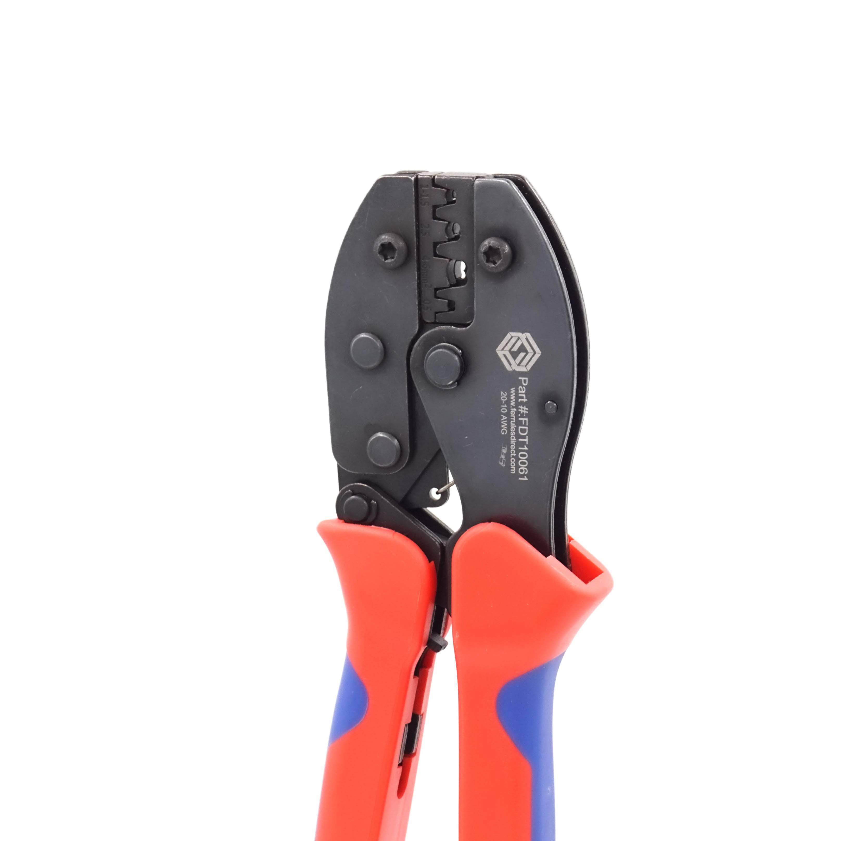FDT10061 - 22 to 10 AWG Open Barrel Terminals Crimping Tool, 1 Piece