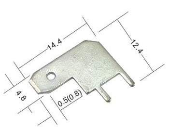 DJ613L-4.8X0.5(0.8)-T technical detail 1