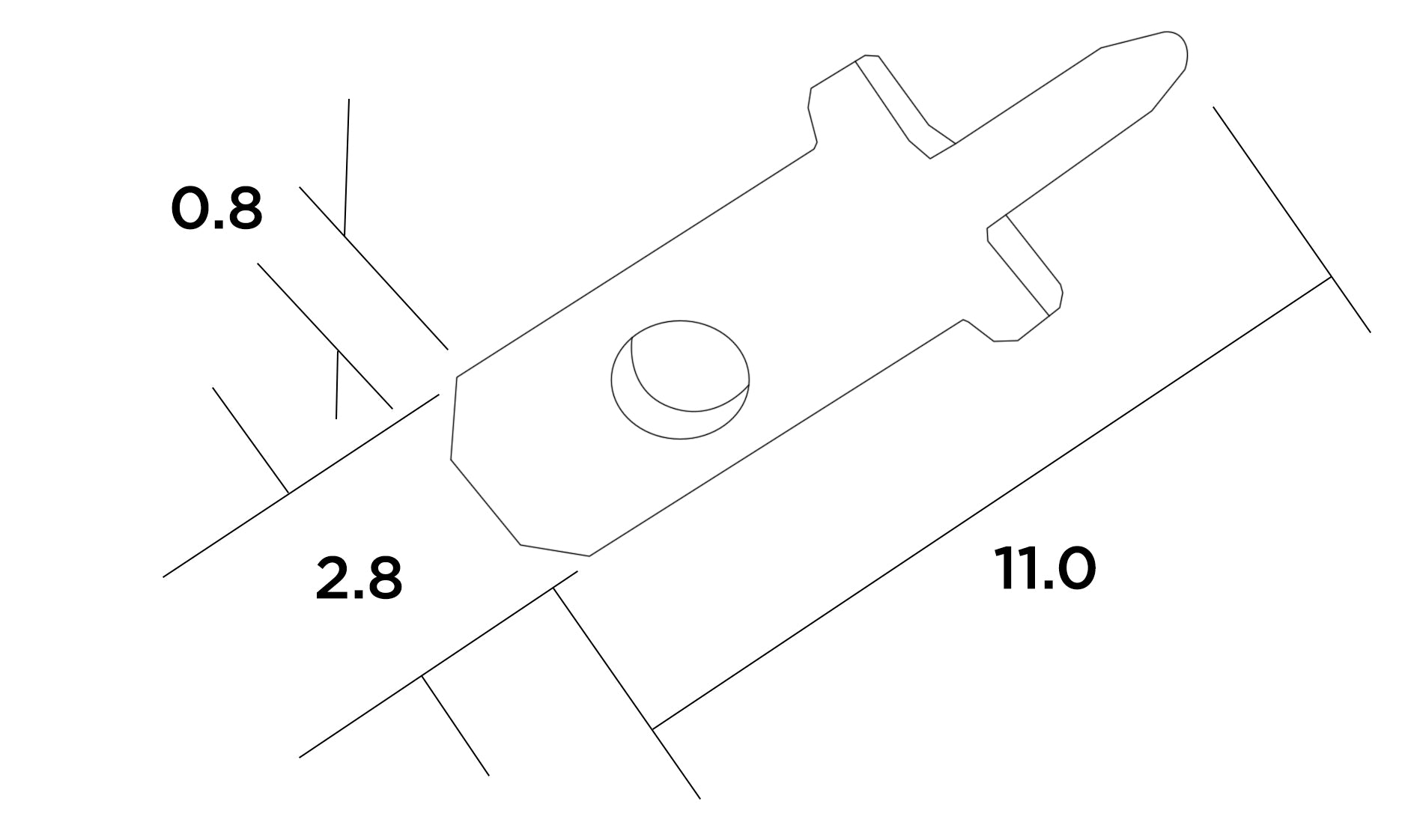 DJ610-2.8-1X0.8-T technical detail 1