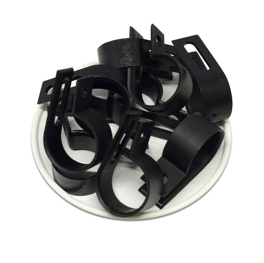 UC5B - Nylon Cable Clamps, Color: Black, Dimensions: 37.3x11.8mm, 100 Pieces