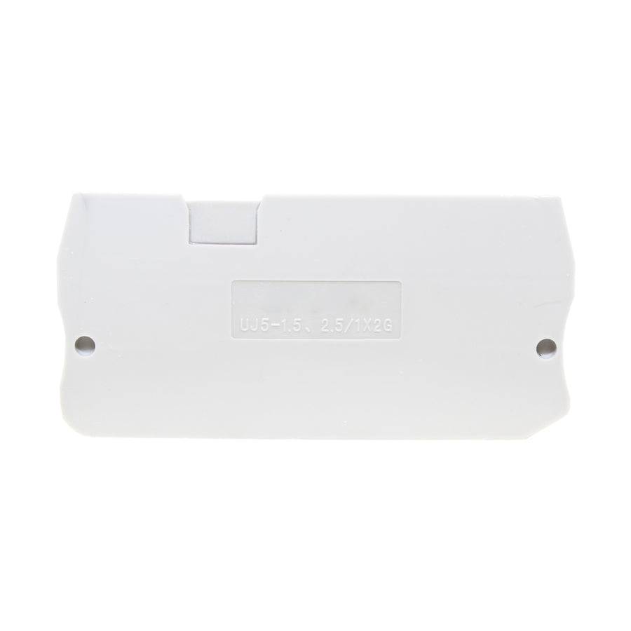 UJ5-2.5/1X2G - End Cover for Spring Cage Terminal Block, Gray