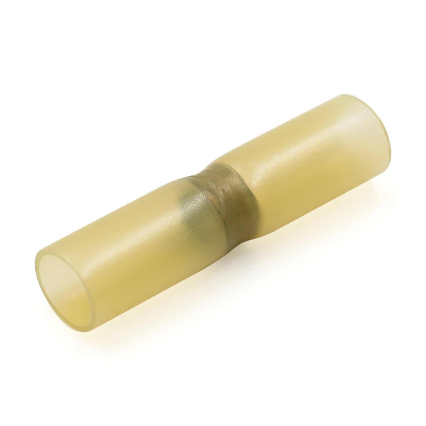 PSST104DW - 12 a 10 AWG Termorretráctiles Solder Sleeves, Double Wall, No Printing, Amarillo, 25 piezas