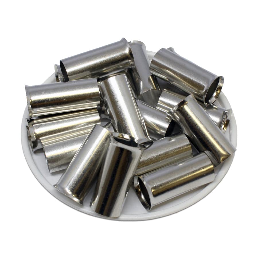 N500025 - 1 AWG Sin aislamiento Punteras, 25mm Pin, UL Recognized, 50 piezas