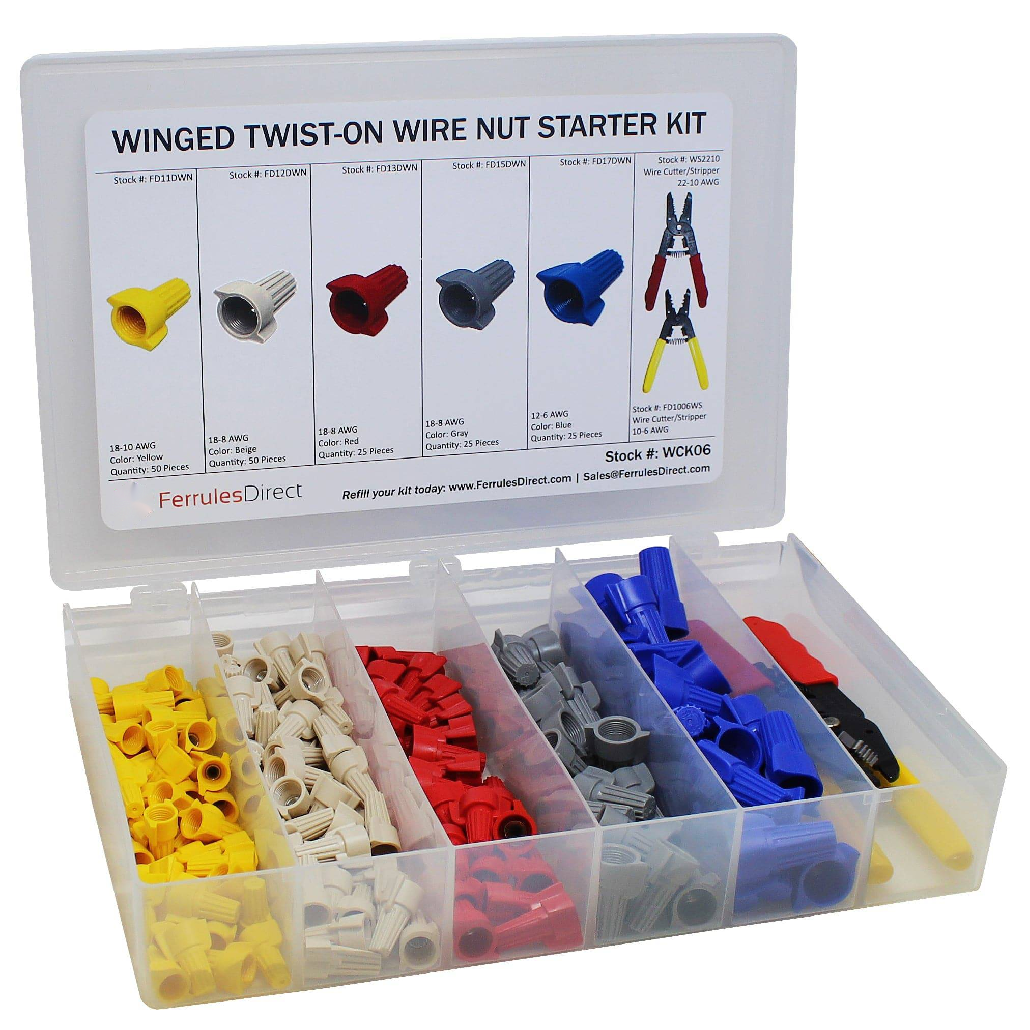 WCK06 - Winged Twist-On Conductor Cap Kit