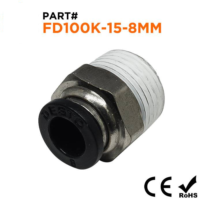 FD100K-15-8MM - 8mm Fitting para the FD100K