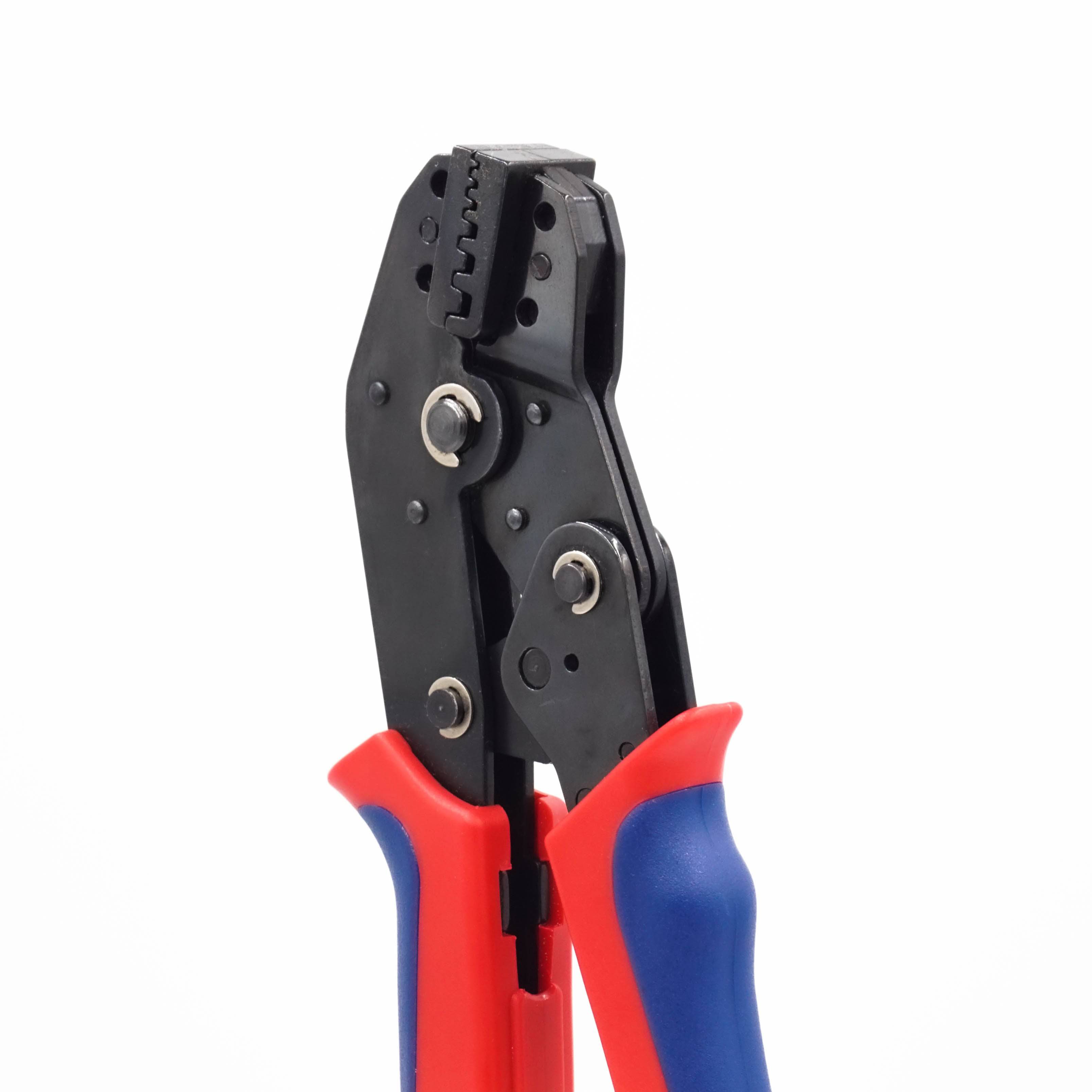 FD2410N-20 - 24 a 10 AWG Herramienta de crimpado para punteras, Side Load, XL Longitud Crimp, Trapezoidal Perfil, 1 pieza