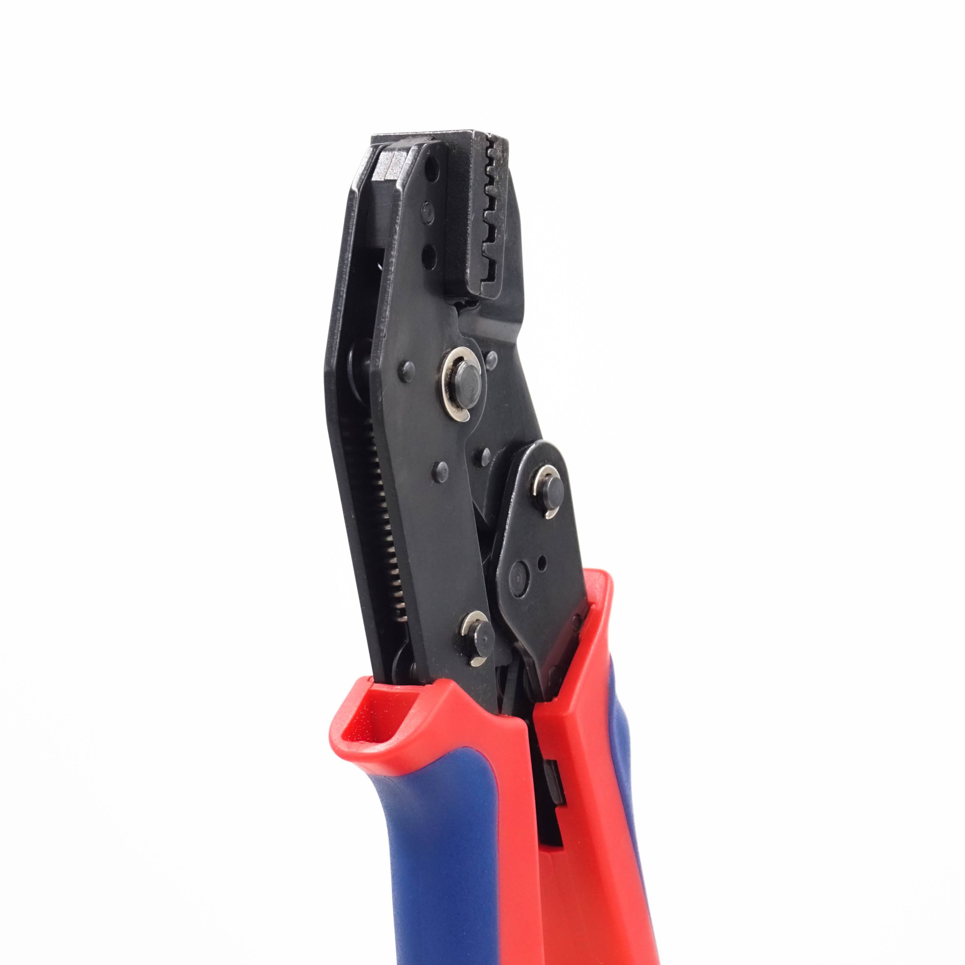 FD2410N-20 - 24 a 10 AWG Herramienta de crimpado para punteras, Side Load, XL Longitud Crimp, Trapezoidal Perfil, 1 pieza