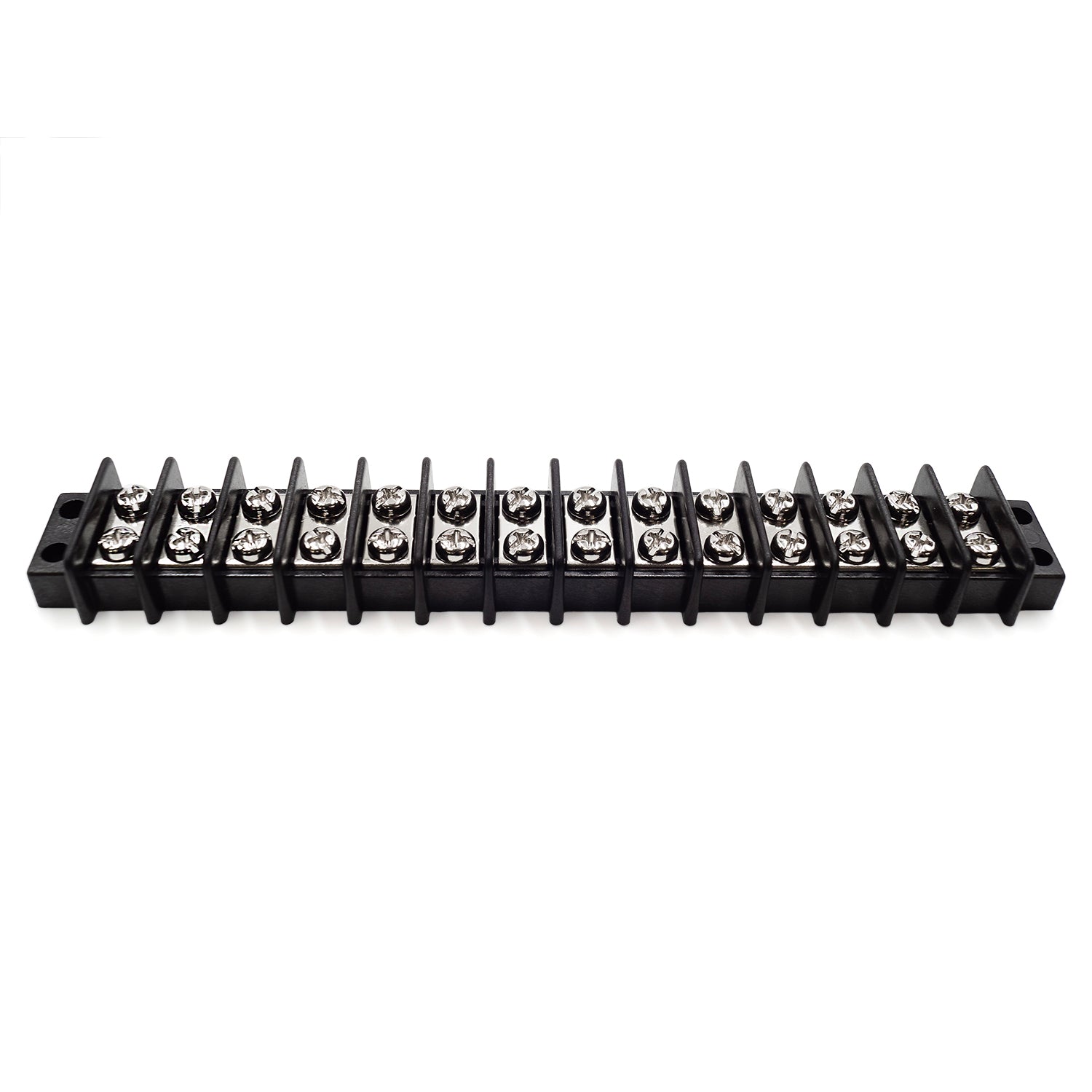 TB18-14P - Barrier Strip Terminal Block, Terminal Strip, 14 Pole, Double Row, 20A, 300V, UL Approved, 1 pieza