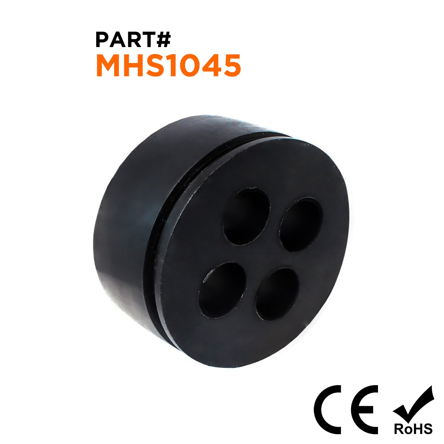 Multiple orificio Prensaestopas Sellos, Tamaños: NPT1", PG29, M32, 4-orificio x 8mm, IP68 - MHS1045