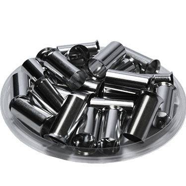 N420018 - 1 AWG (Small Diameter) Sin aislamiento Punteras, 18mm Pin, 50 piezas