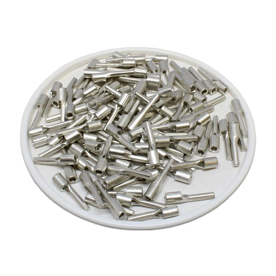 PTNB1-10 - 22 a 16 AWG Sin aislamiento Terminales de pin, 3/8" Pin, UL Approved, 100 piezas