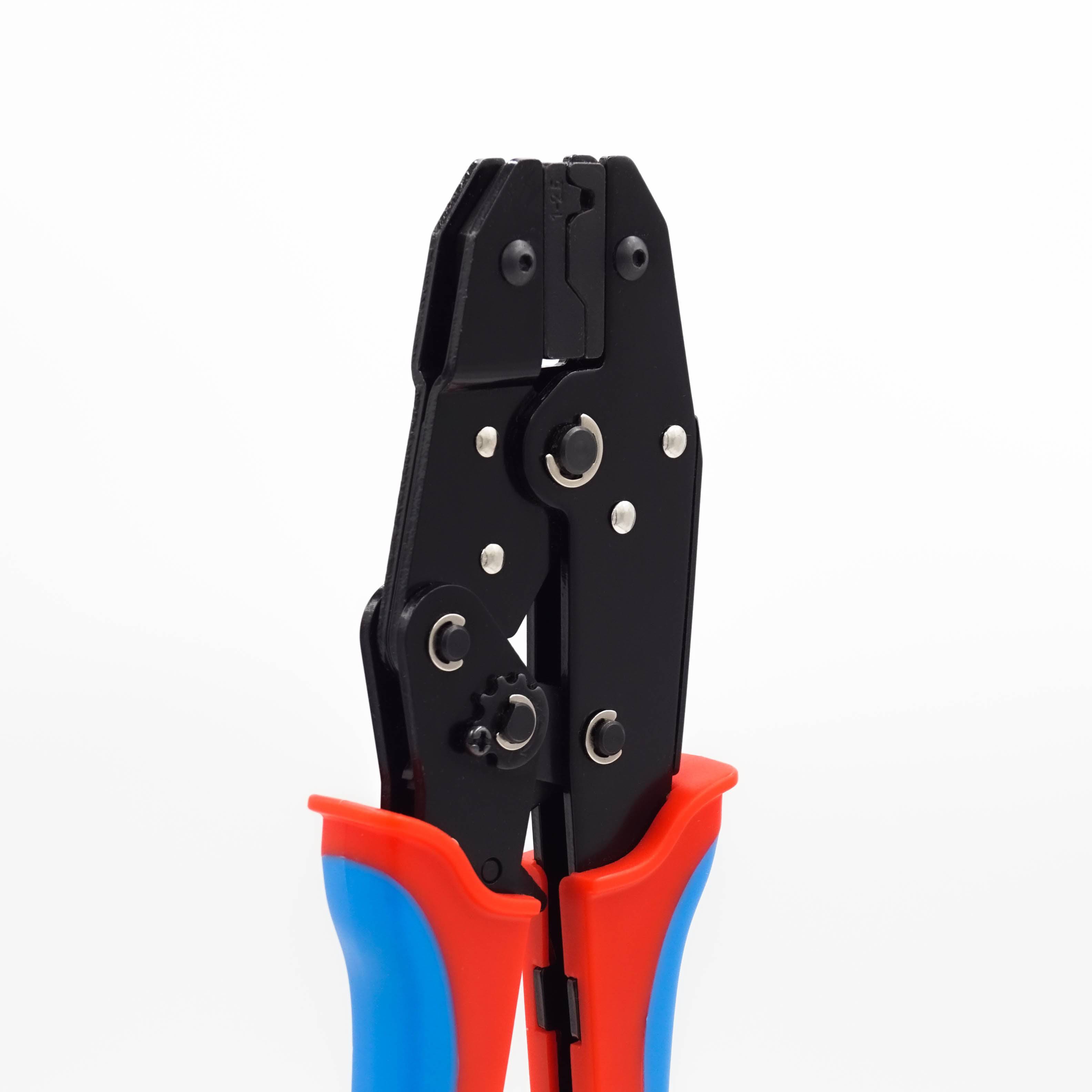 FDT10055 - 18 to 14 AWG Non Insulated Flag Terminal Crimping Tool, Ratcheting, 1 Piece