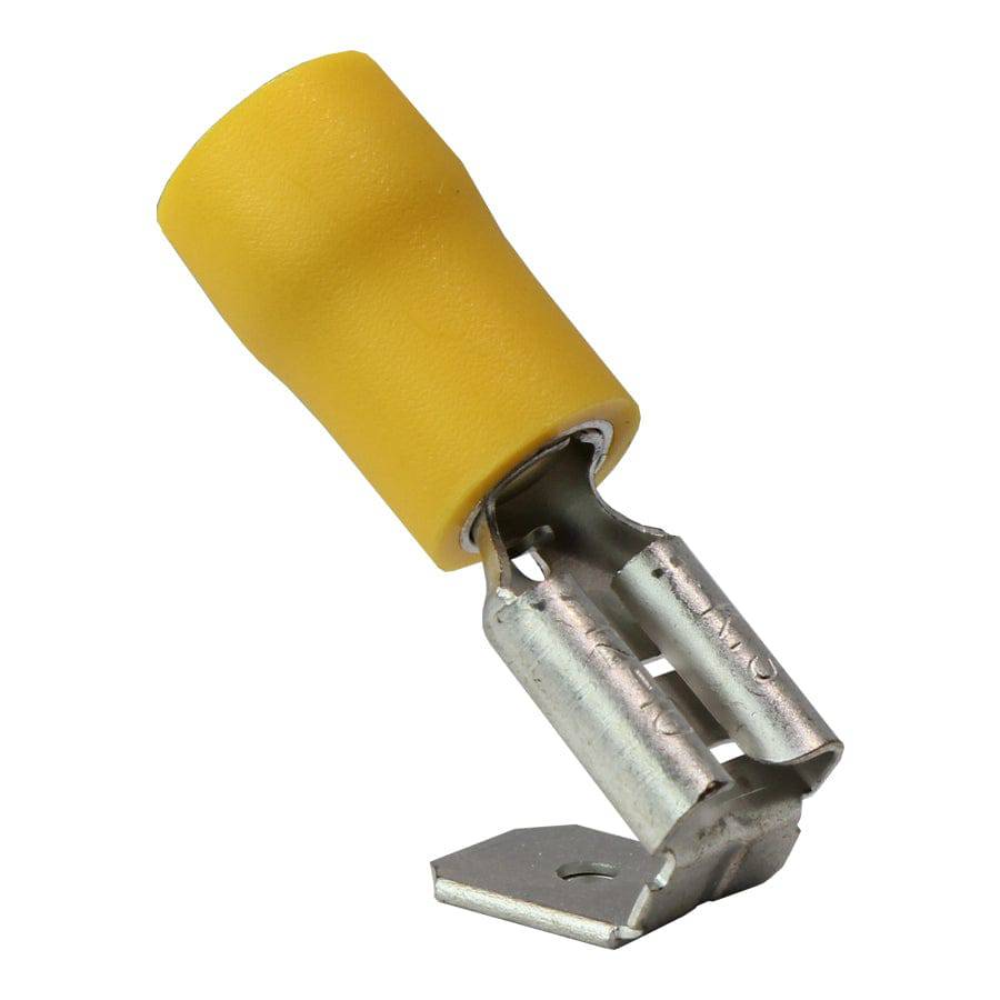 PBDD5-250 - 12 to 10 AWG Vinyl Insulated Piggyback Terminals, Double Crimp, 100 Pieces