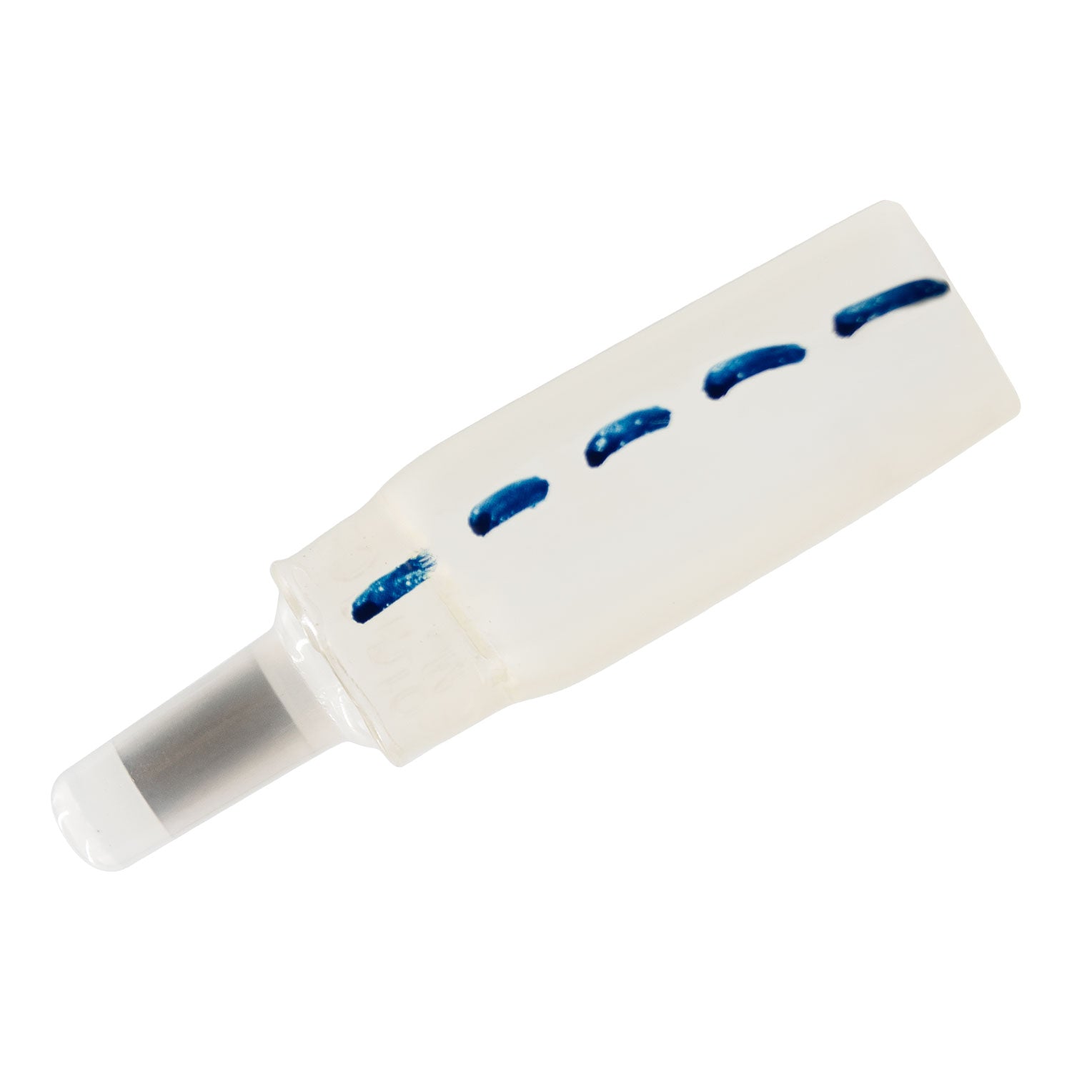 16 to 14 AWG Heat Shrinkable Multi-Wire Closed End Connectors, Blue Dash, Polyolefin, 25 Pieces - FDEC2L