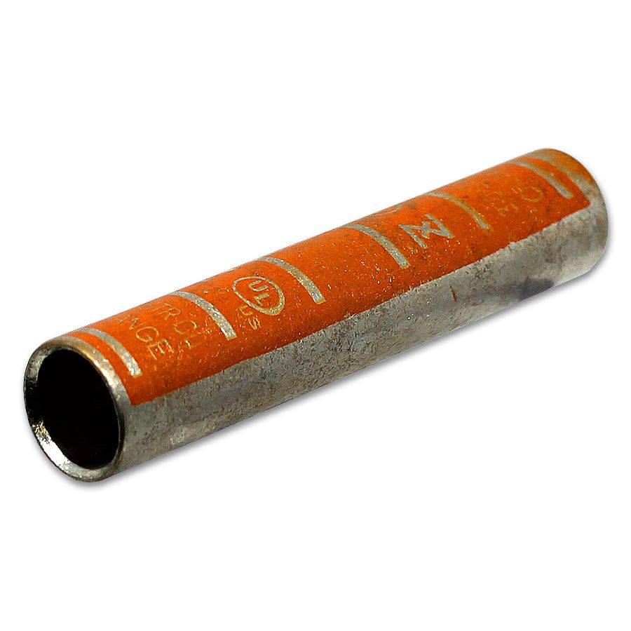 LC30 - 3/0 AWG De cobre Compression Splice Conectores, Barril largo, Naranja, 1 pieza