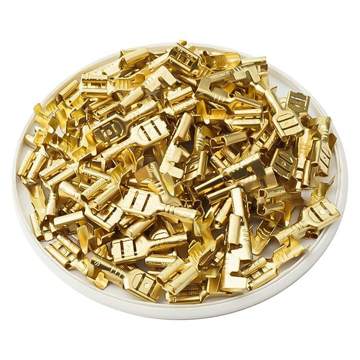 FM187-01B95 - 22-16AWG Open Barrel Female Quick Disconnect - NEMA Tab 0.5x4.8mm - 100 Pieces