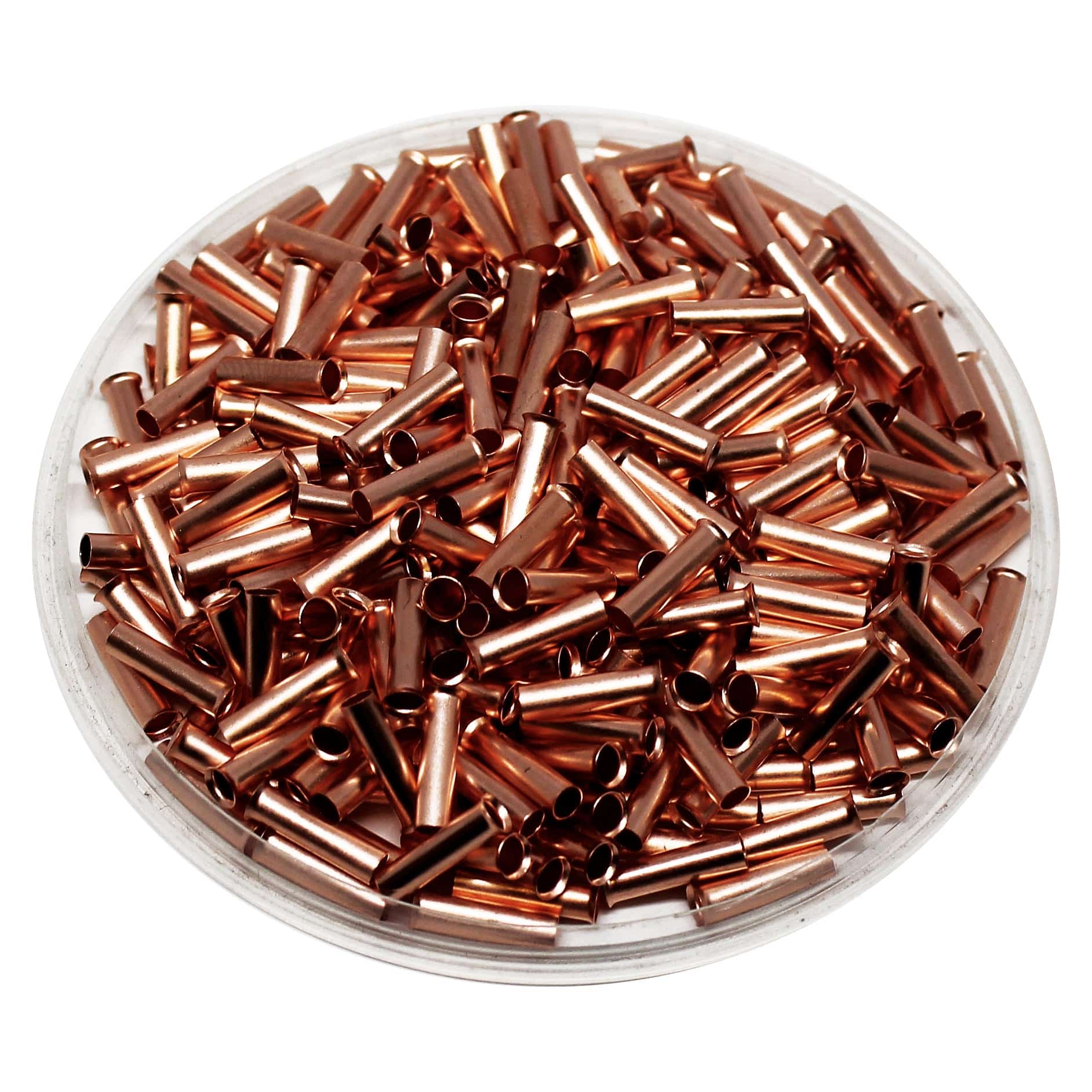 NT25010 - 14 AWG Non Insulated Ferrules, High Temperature, 10mm Pin, 1000 Pieces