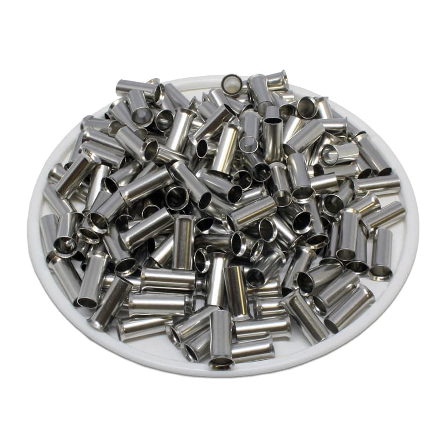 N60010 - 10 AWG Sin aislamiento Punteras, 10mm Pin, UL Recognized, 250 piezas