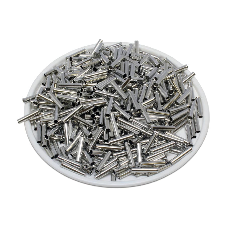N15010 - 16AWG Sin aislamiento Punteras, 10mm Pin, UL Recognized, 1000 piezas