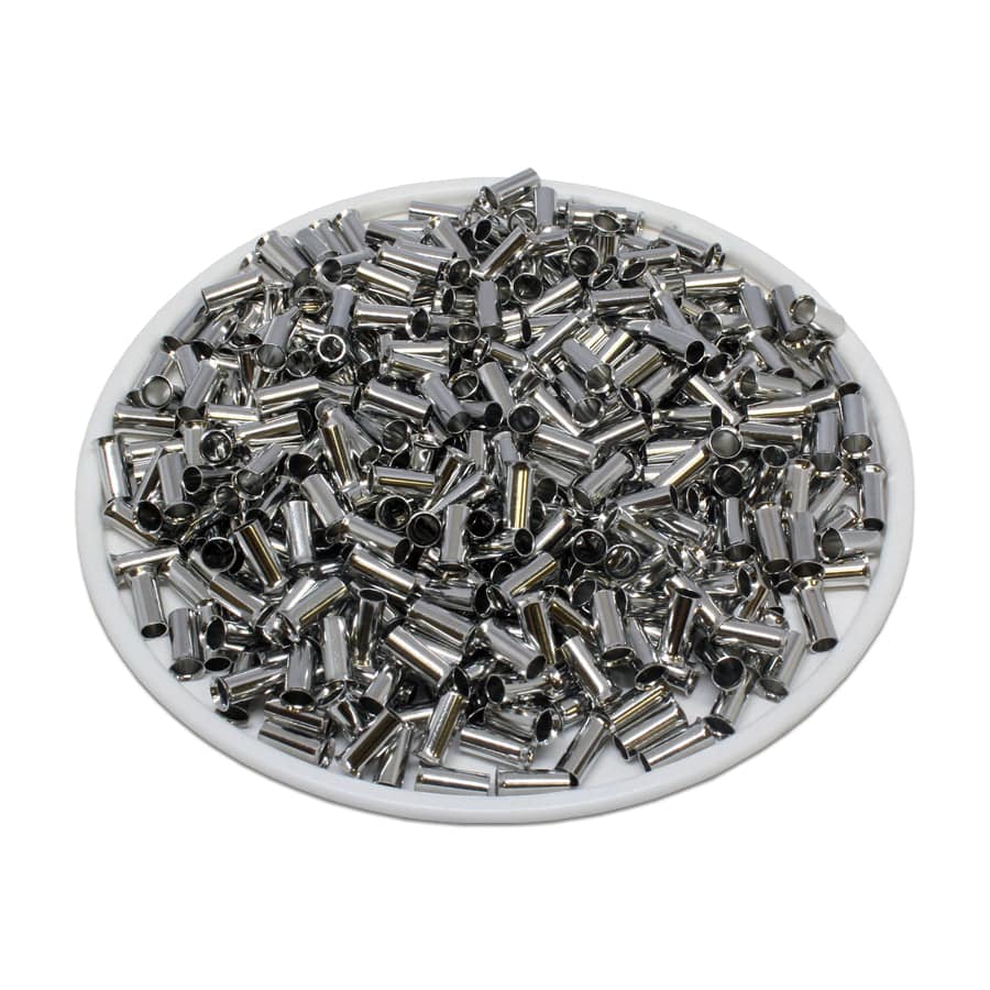 N25006 - 14AWG Sin aislamiento Punteras, 6mm Pin, UL Recognized, 1000 piezas