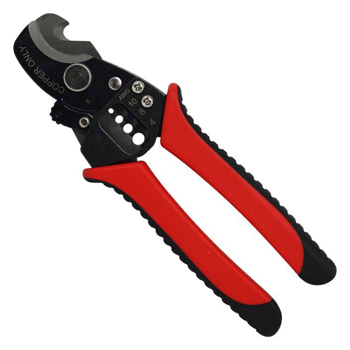 FD3103 - 10 to 4 AWG Wire Stripping & Cutting Tool, Spring Loaded, Carbon Steel, 1 Piece