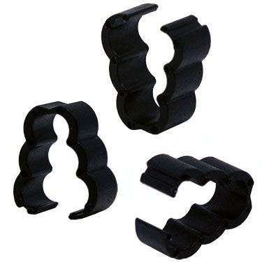 RC34 - Negro De nailon C Abrazaderas, 4.1mm Bundle Diameter, 100 piezas