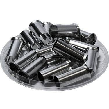 N420022 - 1 AWG (Small Diameter) Non Insulated Wire Ferrules, 22mm Pin, 50 Pieces