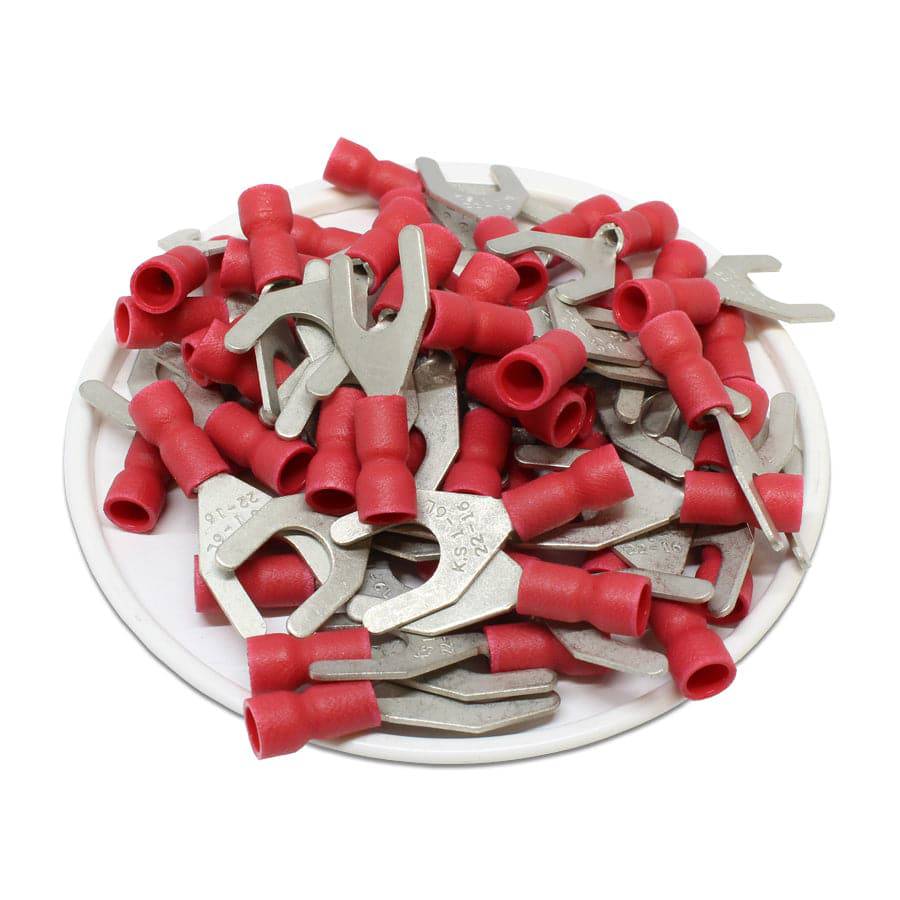 SVEL1-6 - Con aislamiento de vinilo Easy Entry Spade Terminal - 22-16 AWG - 1/4" Orificio