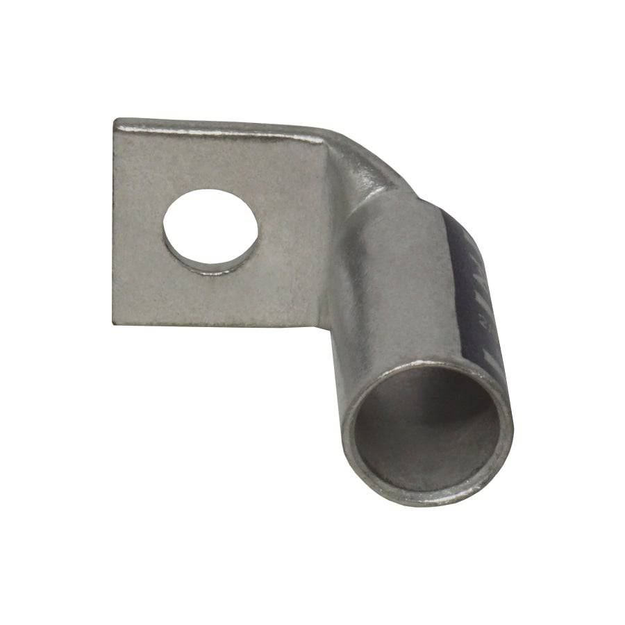 LBF20516 - 90 Degree Long Barrel Compression Lug - 2/0AWG - 5/16" Stud, 1 Piece