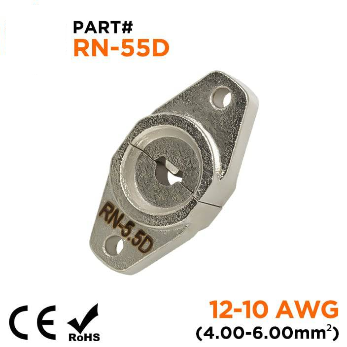RN-5.5D - Crimping Die for Compression Cable Lugs - 12-10 AWG - Single Indent, 1 Piece