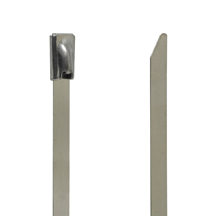 SST125-304 - 5" Standard Stainless Steel Cable Ties, 200lb Tensile Strength, 304 Grade, 50-Pack