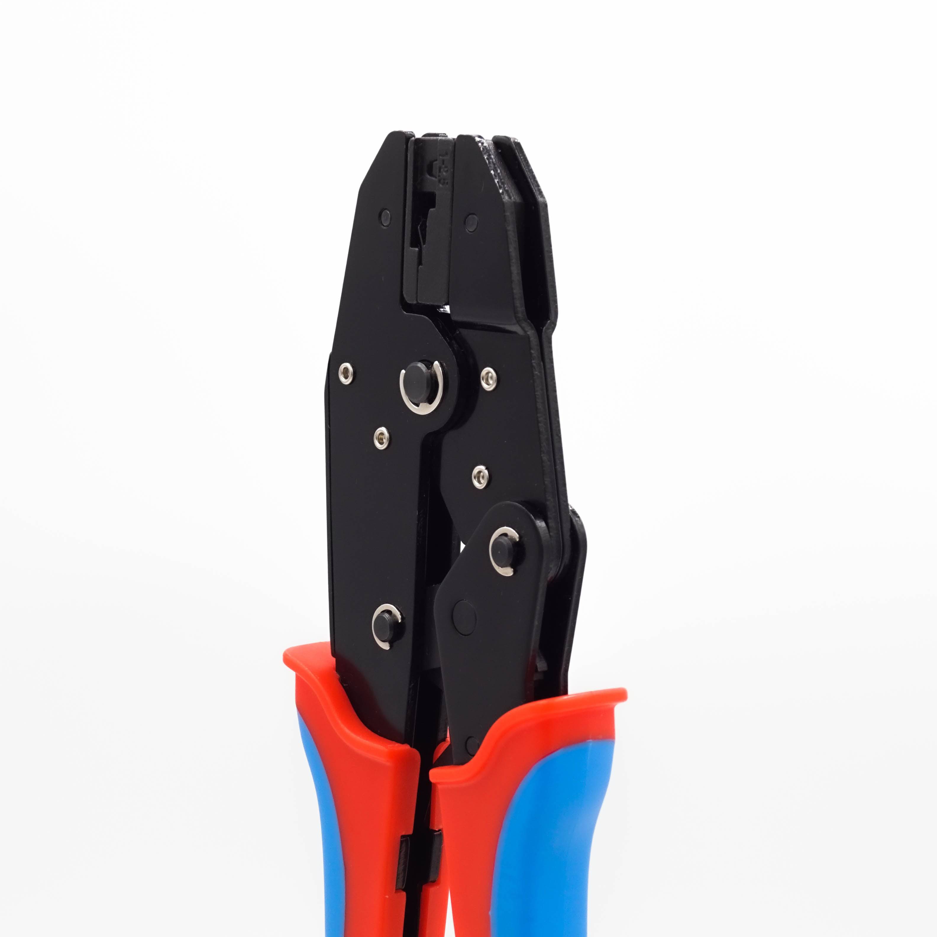 FDT10055 - 18 to 14 AWG Non Insulated Flag Terminal Crimping Tool, Ratcheting, 1 Piece