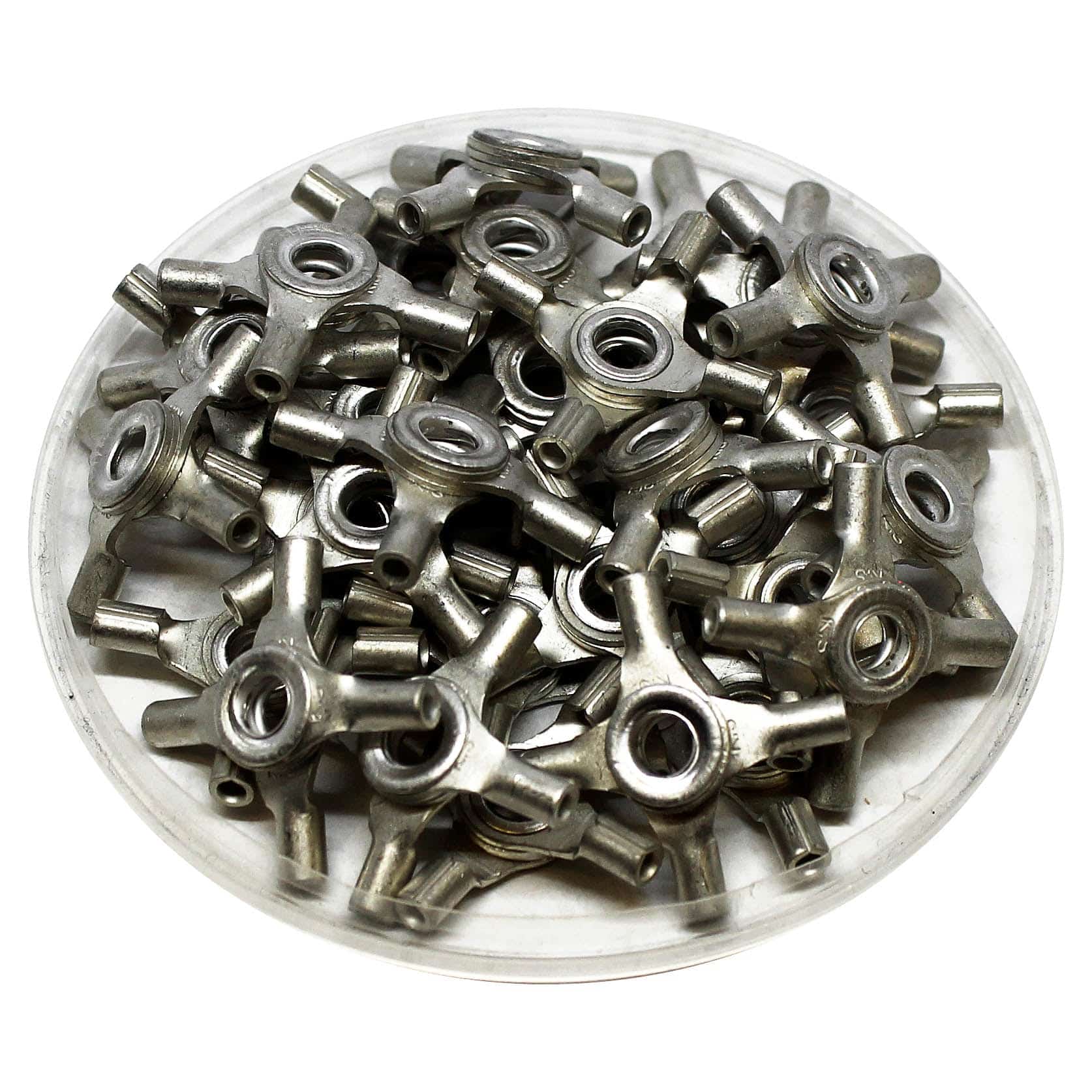 4WCN1 - Non Insulated 4 Way Connectors - 22 AWG to 16 AWG