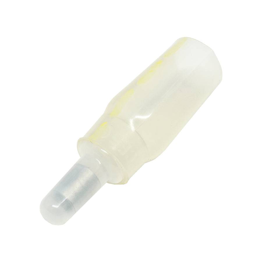 FDEC5L - 12 to 10 AWG Heat Shrink Closed End Connectors, Yellow Dash, Polyolefin, 25 Pieces