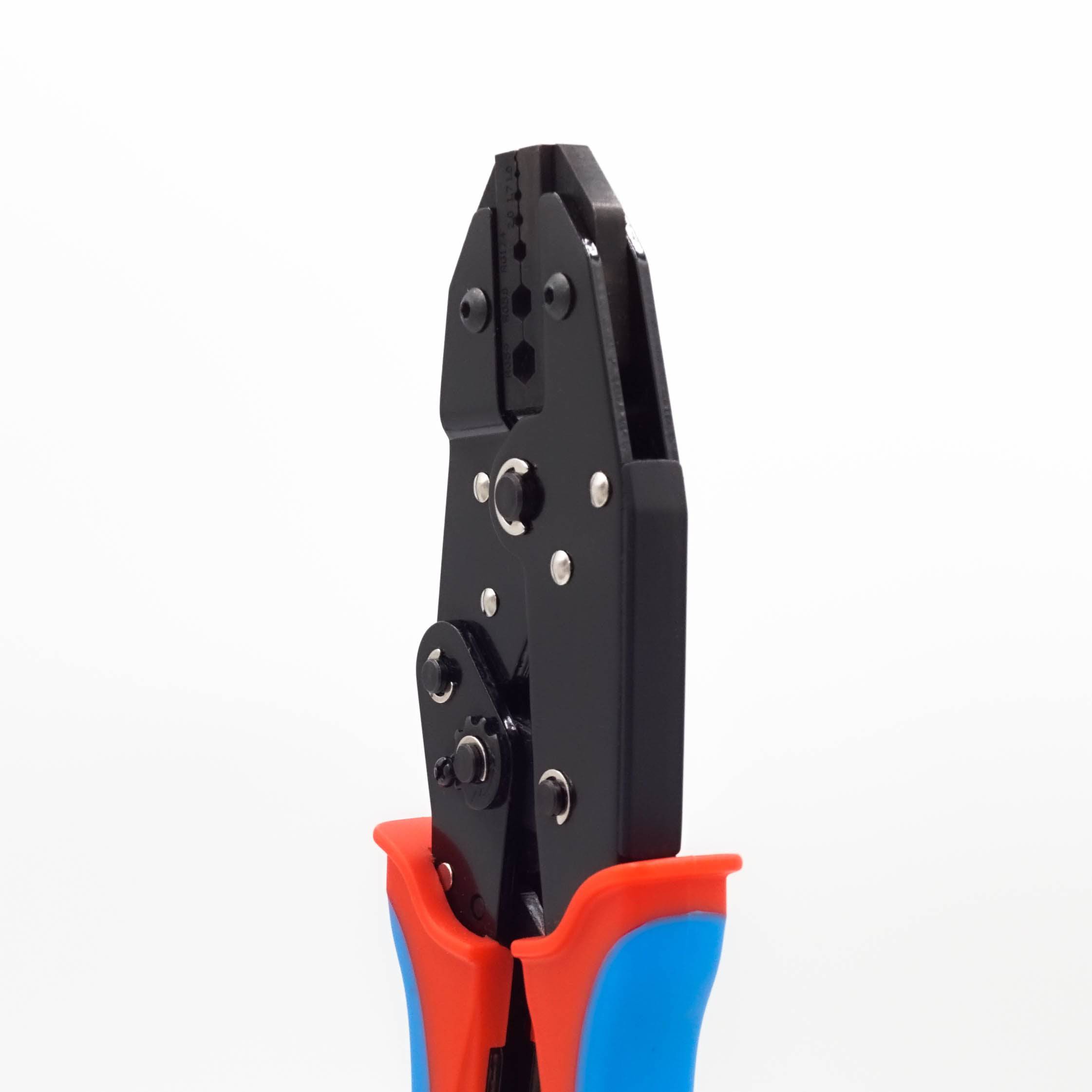 FDT1008121 - Coaxial Crimper - Range: 6.5mm (.256"), 5.4mm (.212"), 3.25mm (.127"), 2mm (.078")