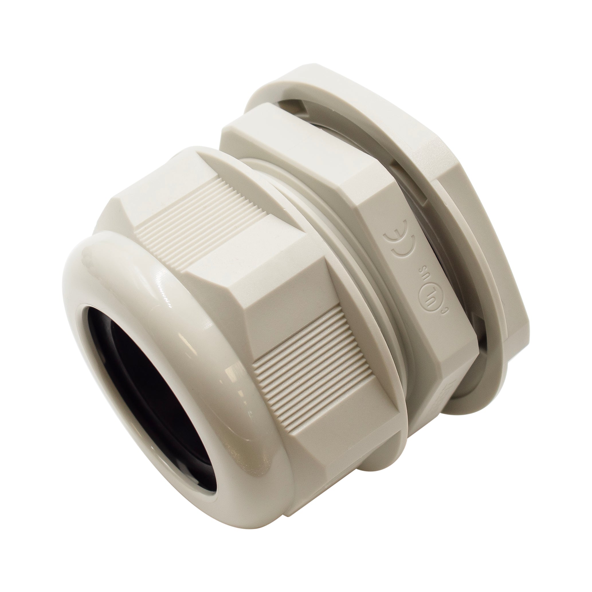 P4231BG - PG42 Thread Nylon Cable Gland, Beige, Range: 1" to 1-1/4", UL Listed, IP68, IP69K - 1 Piece