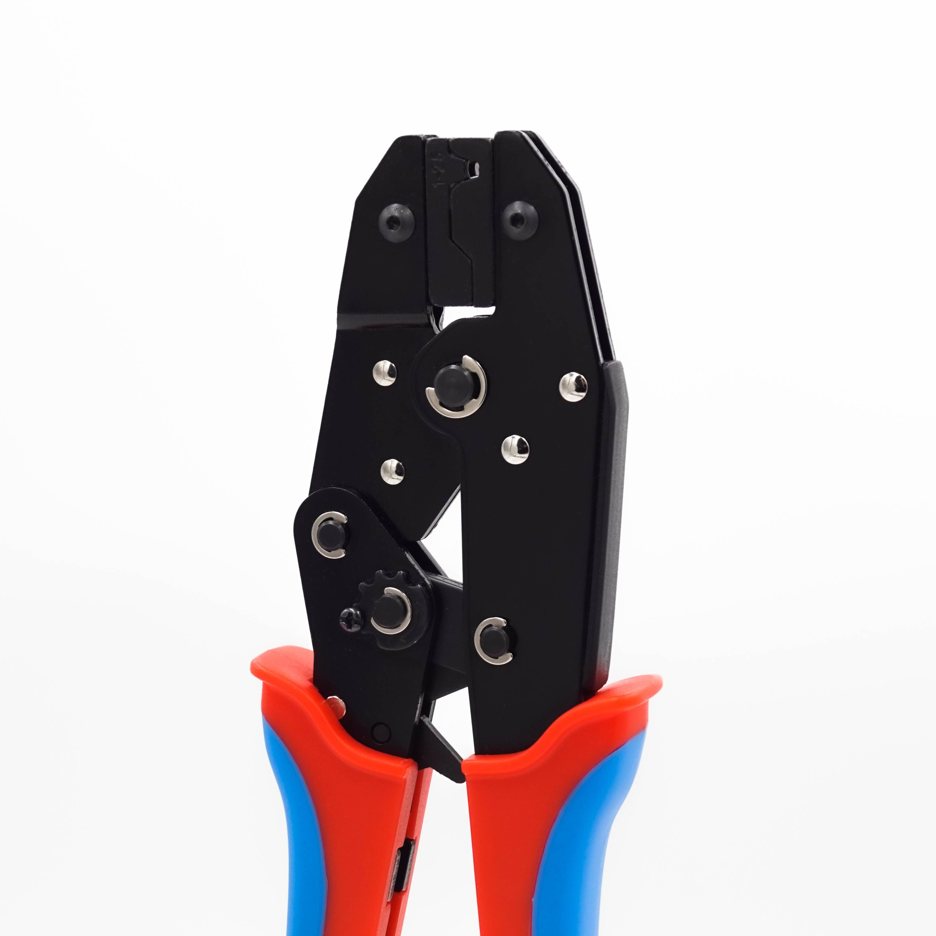 FDT10055 - 18 to 14 AWG Non Insulated Flag Terminal Crimping Tool, Ratcheting, 1 Piece