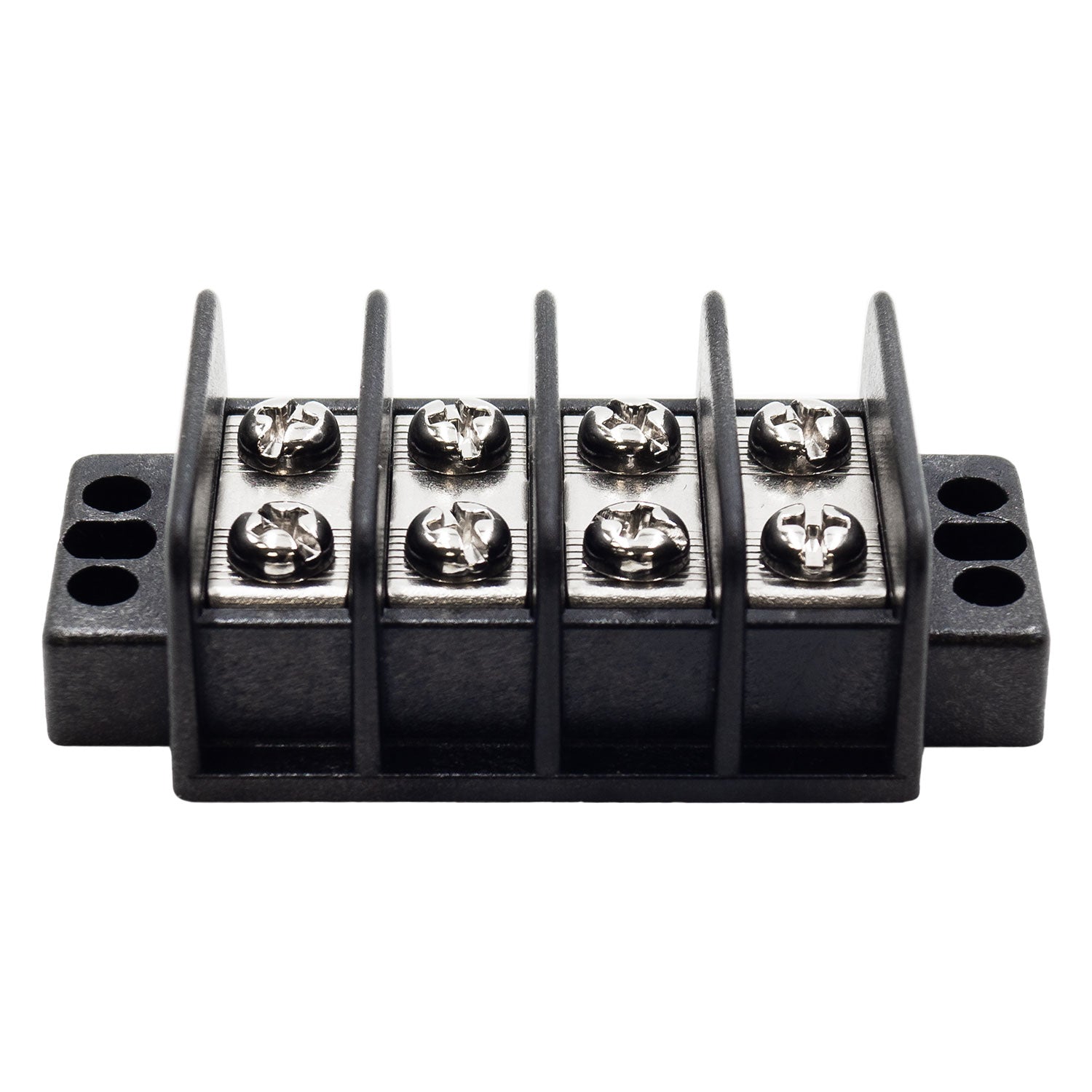 TB78-4P - Barrier Strip Terminal Block, Terminal Strip, 4 Pole Double Row, 20A, 300V, UL Approved, 1 pieza