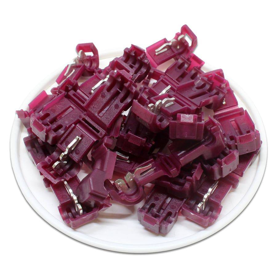 878006 - 22 to 18 AWG Quick Splice Wire Connectors, 50 Pieces