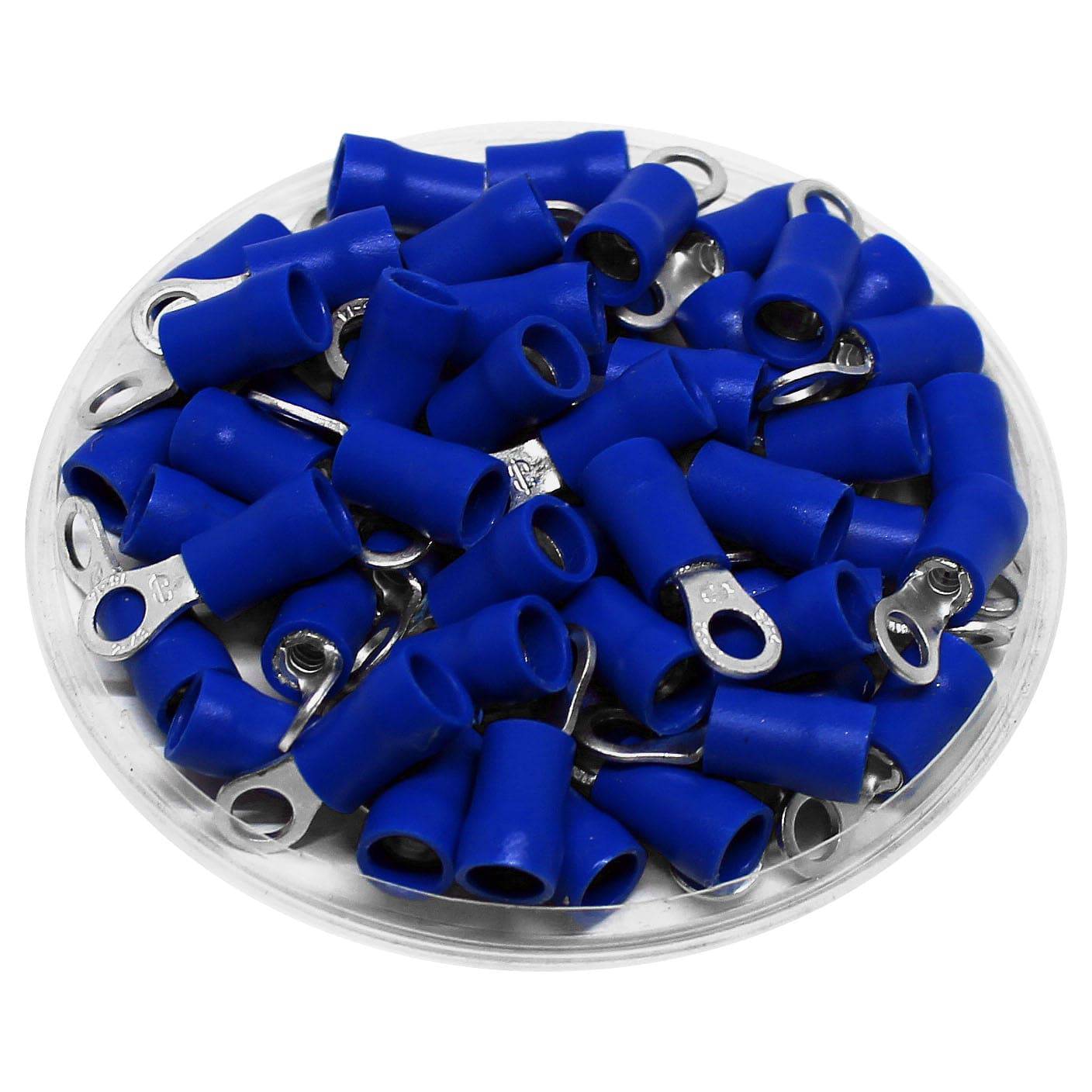 RDS2-4 - Double Crimp Con aislamiento de vinilo Terminales de anillo - 16 AWG a 14 AWG