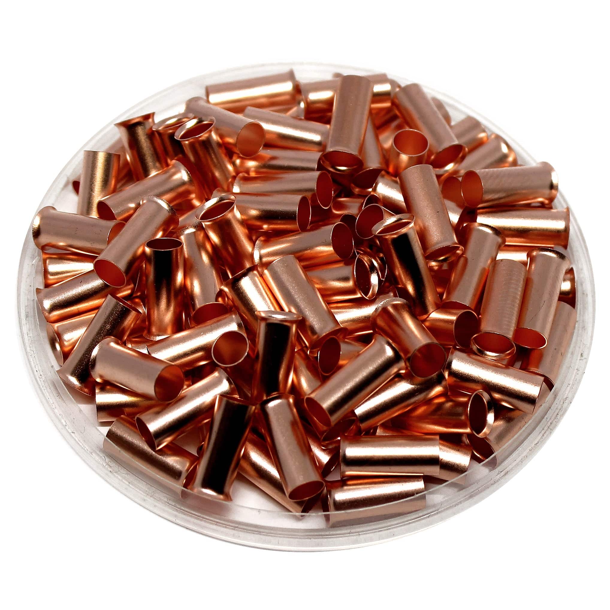 NT100018 - 8 AWG Sin aislamiento Ferrules, De alta temperatura, 18mm Pin, 250 piezas