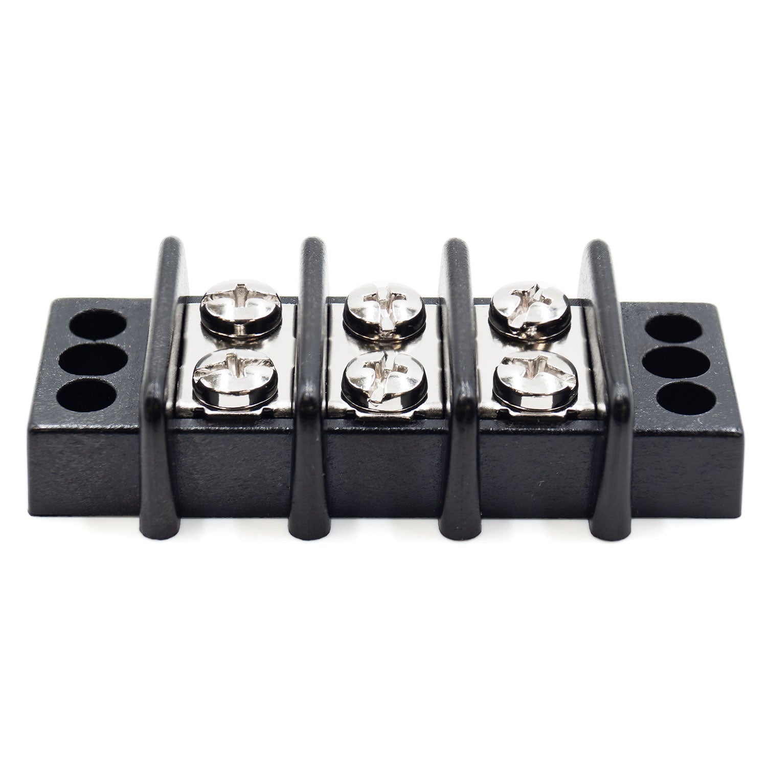 TB21-3P - Barrier Strip Terminal Block, Terminal Strip, 3 Pole, Double Row, 30A, 300V, UL Approved, 1 Piece