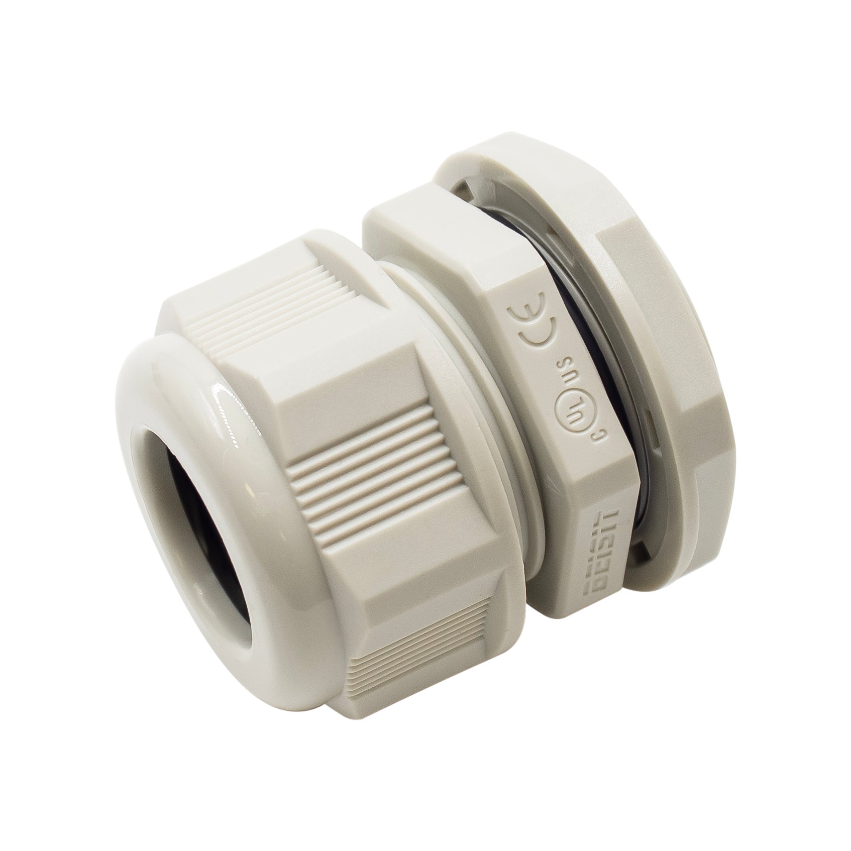 P2116BG - PG21 Thread Nylon Cable Gland, Beige, Range: 3/8" to 5/8", UL Listed, IP68, IP69K - 1 Piece