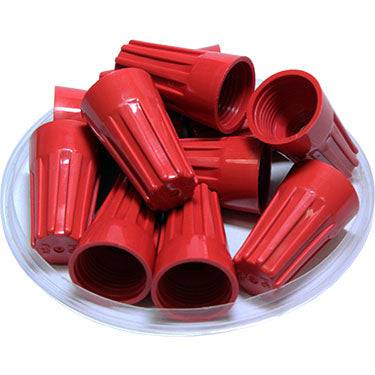 FD6WN - Twist-On Wire Cap Connector, 18-10 AWG, Red, 100 Pieces