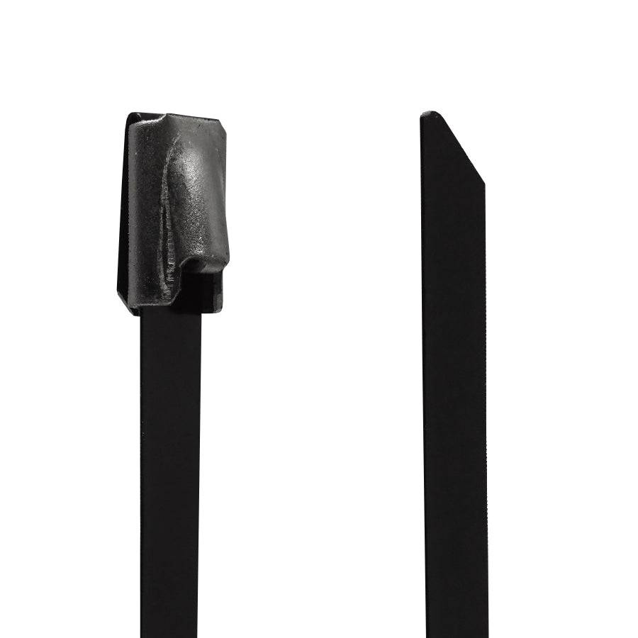PVC304-46350 - 14" Standard PVC Coated Stainless Steel Cable Ties, 200lb Tensile Strength, 304 Grade, 50-Pack