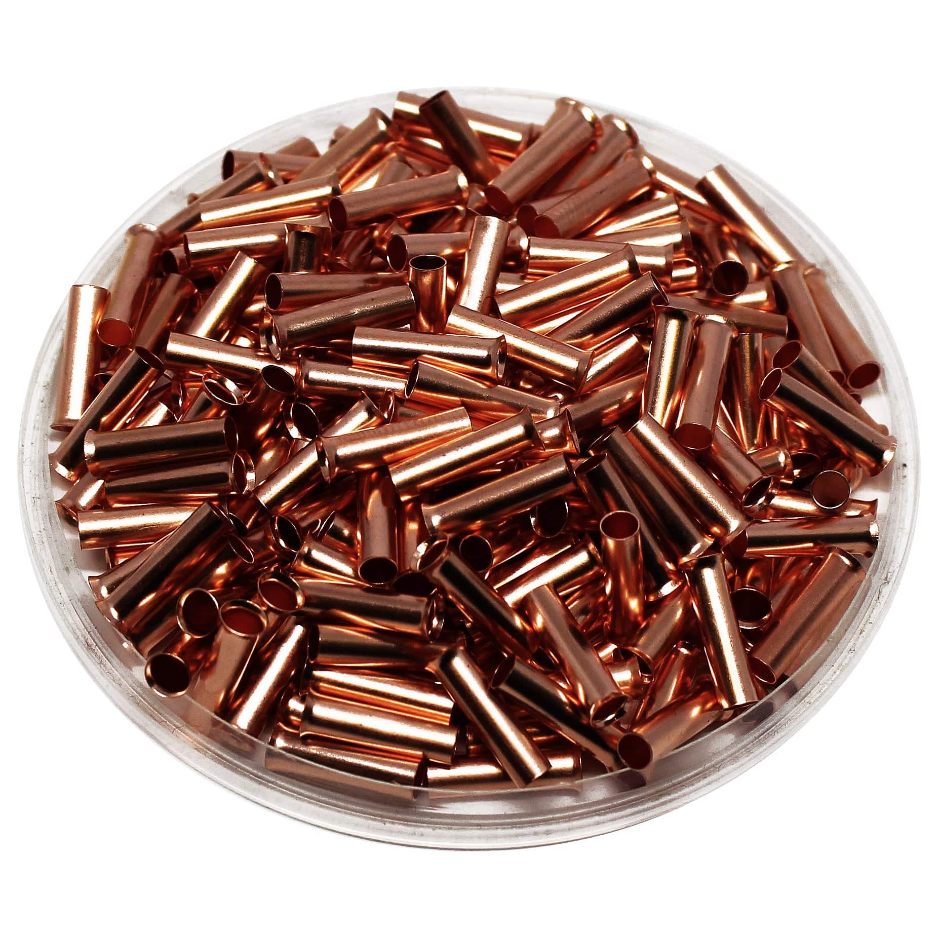 NT40018 - 12 AWG Sin aislamiento Ferrules, De alta temperatura, 18mm Pin, 1000 piezas