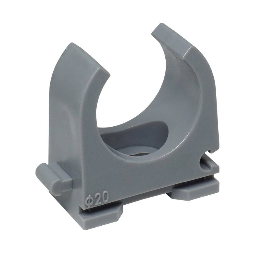 PPC-20 - 13/16" Pipe Clamp Clamp, U Shape, Polyethylene Material, Screw Mount, 10 Pieces